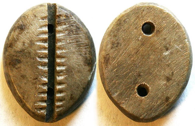 China - Gray Bone Cowrie Money