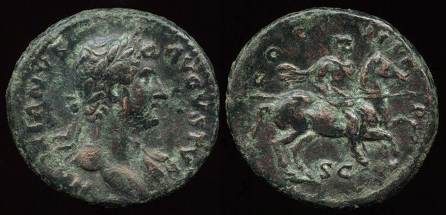 Rome - Hadrian on Horseback, As