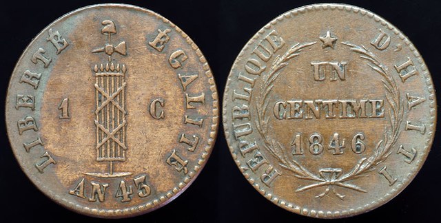 Haiti 1 Centime 1846