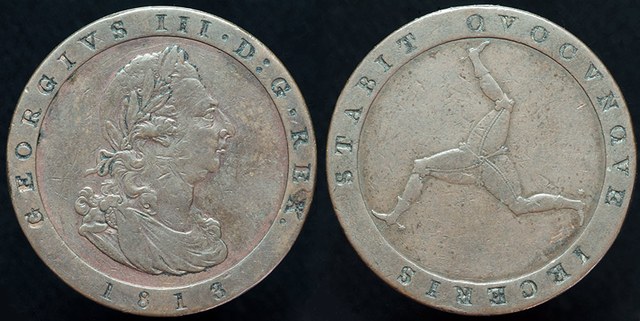 Isle of Man Penny - 1813