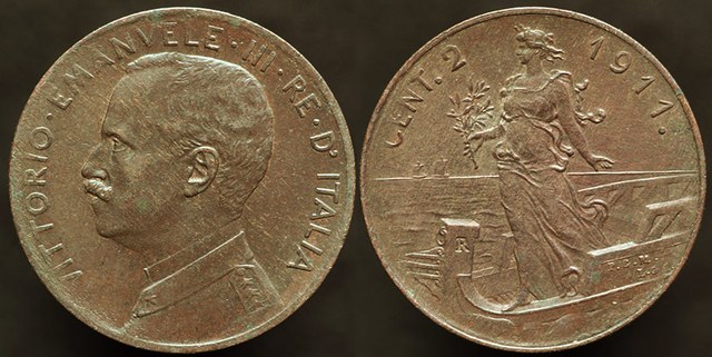 Italy - 2 Centesimi 1911