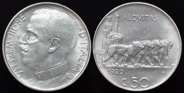 Italy - 50 Centesimi 1920