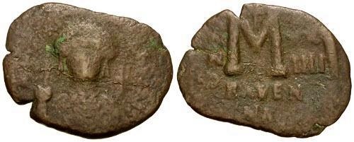 Justinian I The Great - Ravenna Follis