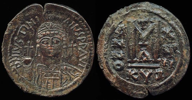 Justinian the Great - follis KYZ