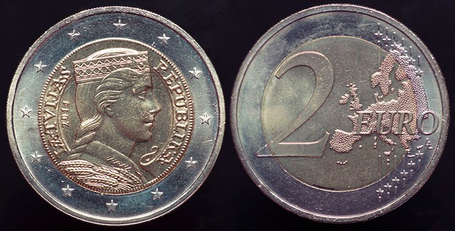 Latvia - 2 Euros 2014