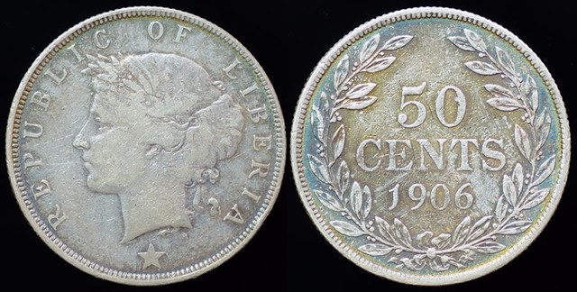 Liberia - 50 Cents 1906