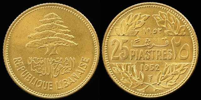 Lebanon 25 P. 1952