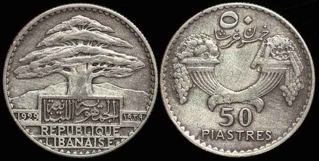 Lebanon 50 P. - 1929