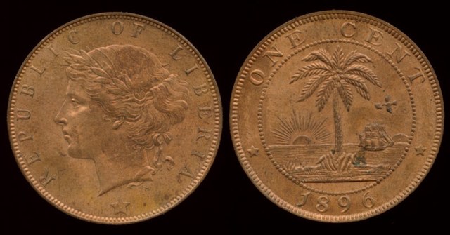 Liberia, 1 Cent, 1896