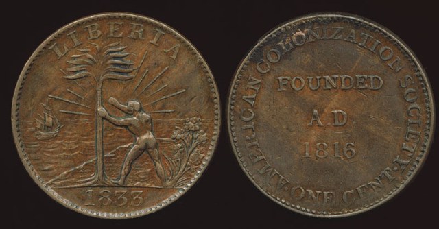 Liberia - AMERICAN COLONIZATION SOCIETY, ACS; CH-5