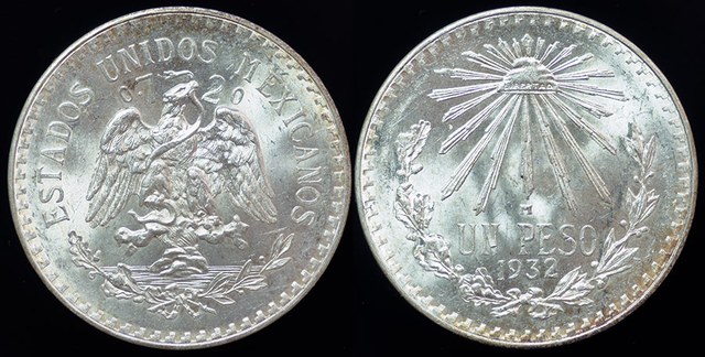 Mexico - Un (1) Peso 1932