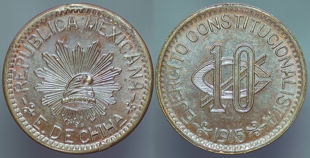 Mexico - Chihuahua 10 C 1915