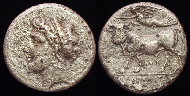 Neapolis - Man-headed Bull