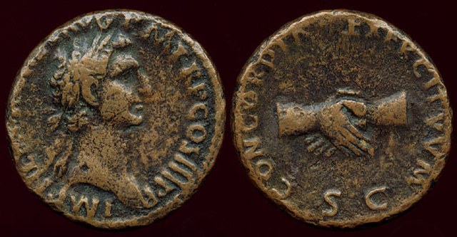 Nerva, Clasped Hands As