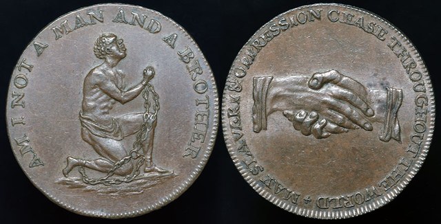 UK Anti-Slavery Token "Am I Not a Man and a Brother"
