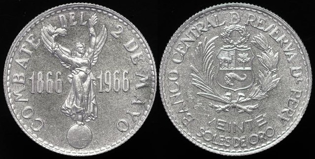 Peru 20 Soles - 1966