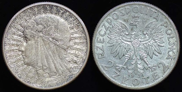 Poland 2 Zlote 1934