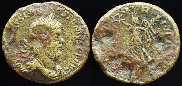 Postumus - Victory Sestertius