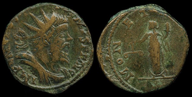 Postumus, Moneta - Double Sestertius