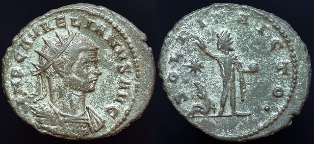 Aurelian - Soli Invicto, antoninianus