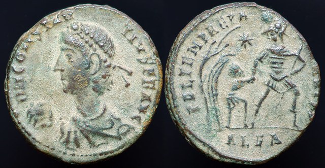 Constantius II - Barbarian in Hut