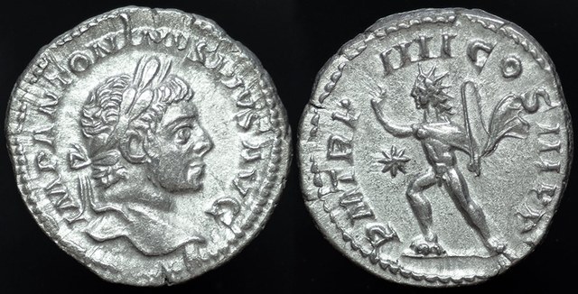 Elagabalus & SOL, Denarius