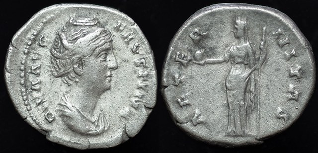 Rome - Faustina Senior, Aeternitas denarius