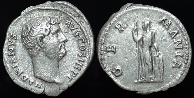 Rome - Hadrian, GERMANIA denarius