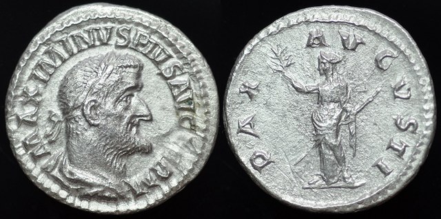 Maximinus Thrax - PAX AUGUSTI denarius