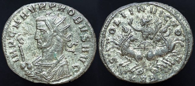 Probus - facing Sol in Quadriga, Antoninianus