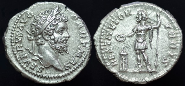 Septimius Severus Sacrificing in Military gear