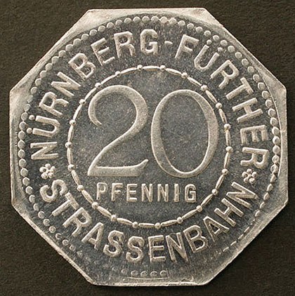 Nurnberg - Furth Street Car Tokens