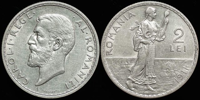 Romania 2 Lei 1911