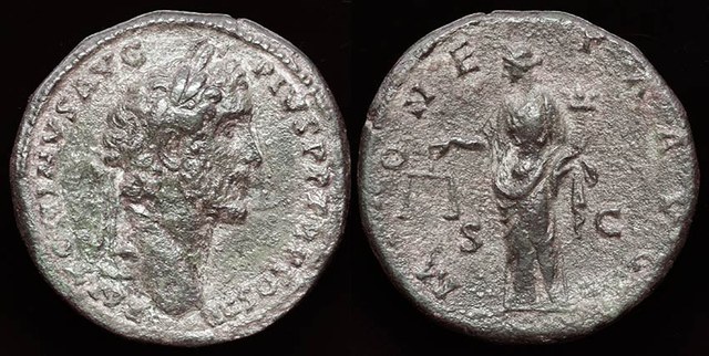 Rome - Antoninus Pius Moneta Sestertius