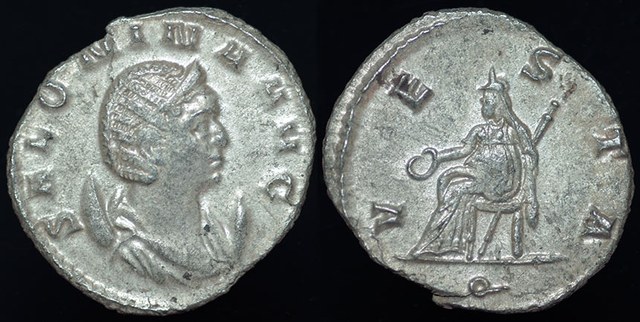 Rome - Salonina with VESTA seated