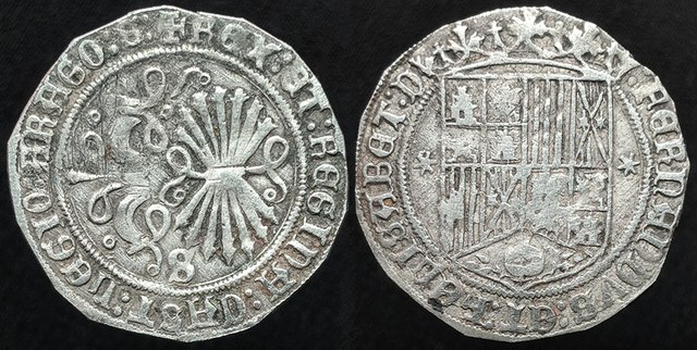 Spain - Ferdinand & Isabella 1 Real