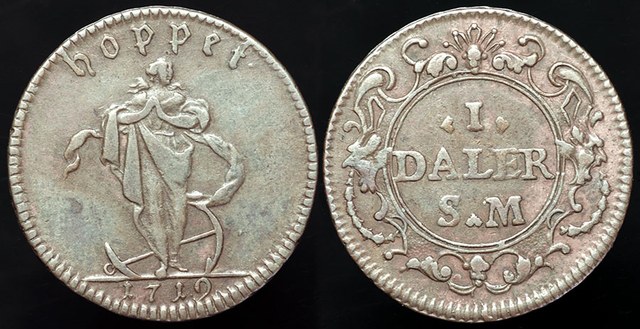 Sweden - Daler 1719 - Hoppet