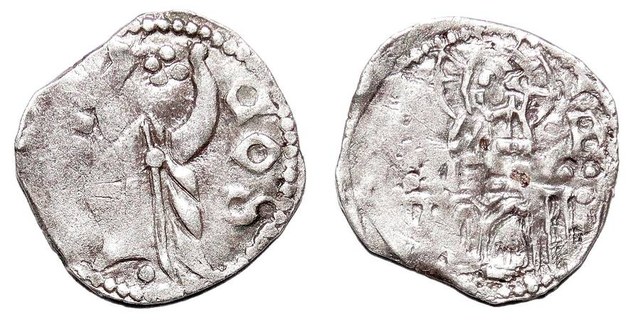 SERBIA ~AR Helm Dinar 1389-1402 AD