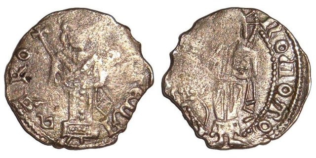 SERBIA ~AR Dinar (Posthumous) 1389 AD>