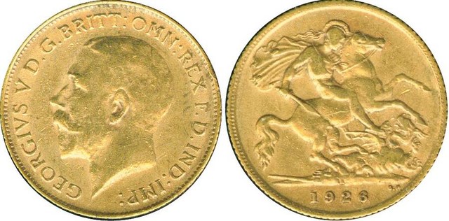 Union of South Africa 1925 £½