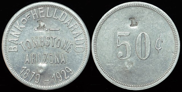 Tombstone AZ - HELLDARADO 50c