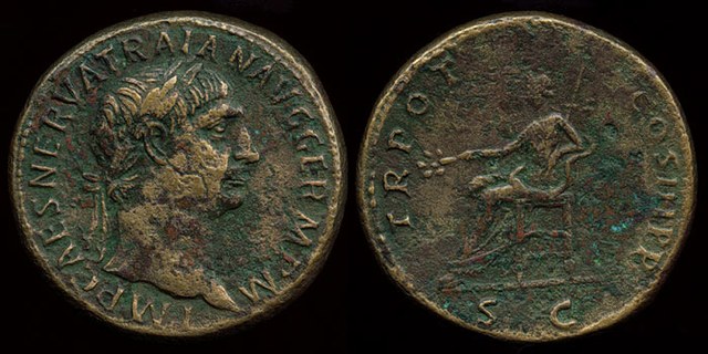 Trajan - Pax sestertius