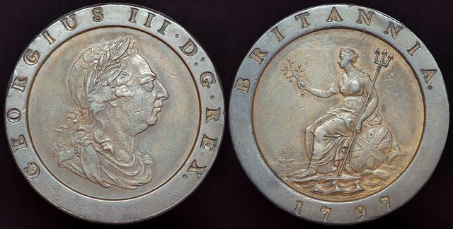 G.B. Two Pence 1797 - Copper Cartwheel
