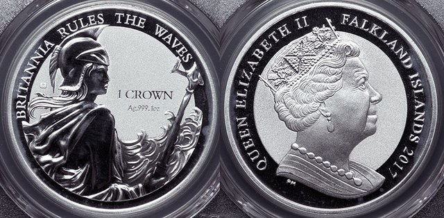 UK - Falkland Islands Crown 2017
