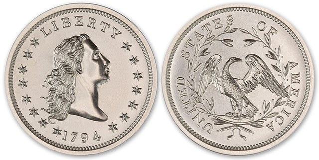 USA Flowing Hair Dollar Tribute 2 oz.