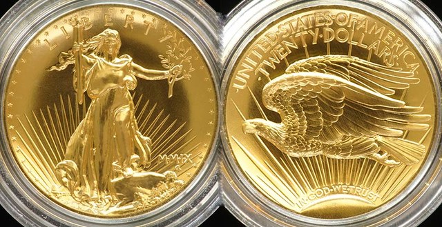 USA MMIX Ultra High Relief 20 Dollars