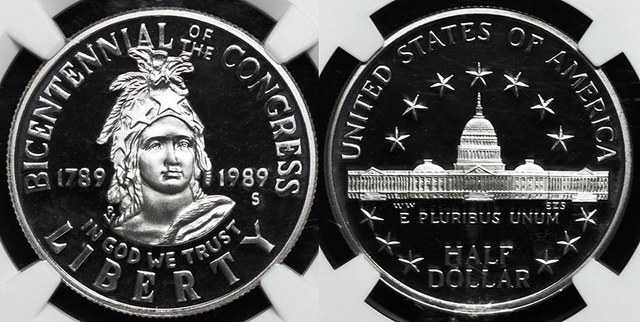 USA Congress Bicentennial Half $