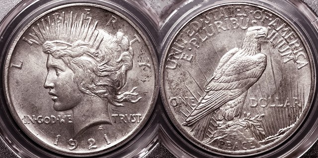USA - Peace Dollar 1921 High Relief