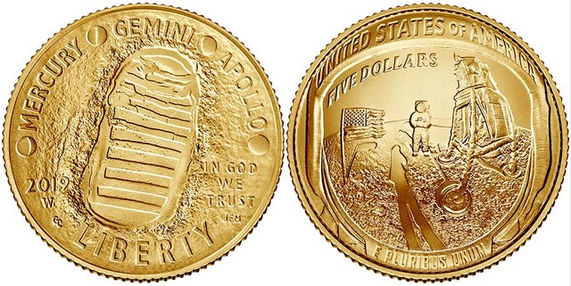 USA - Apollo XI 5 Dollar - 2019