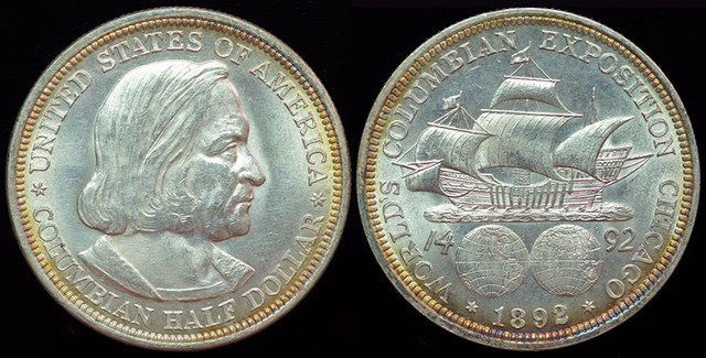 USA Columbian Exposition Half $ - 1892
